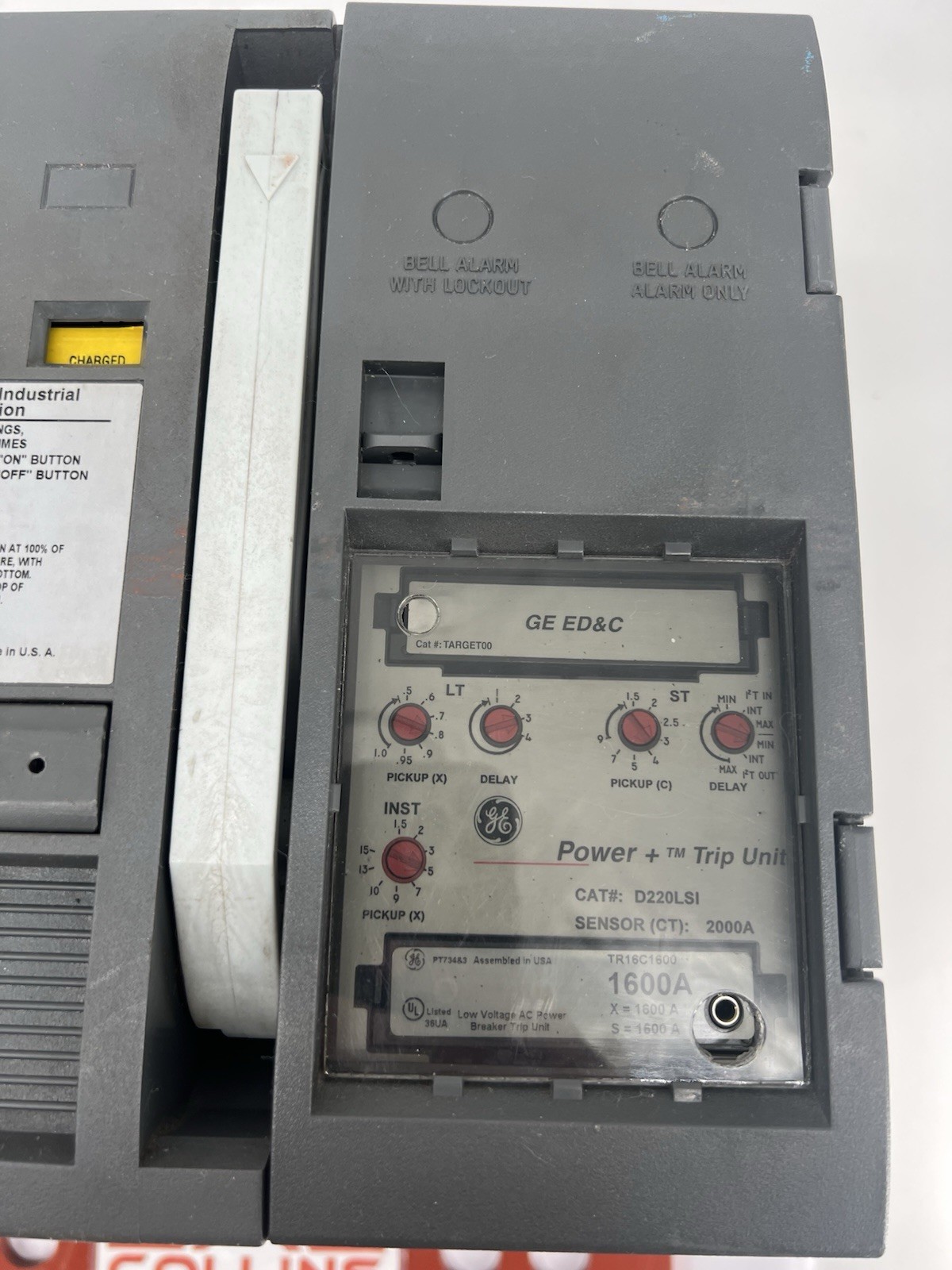 GE SHF20D220 Hi-Break Circuit Breaker, 2000A, 600V, 3P, 3Ø w/ SPUV120AC