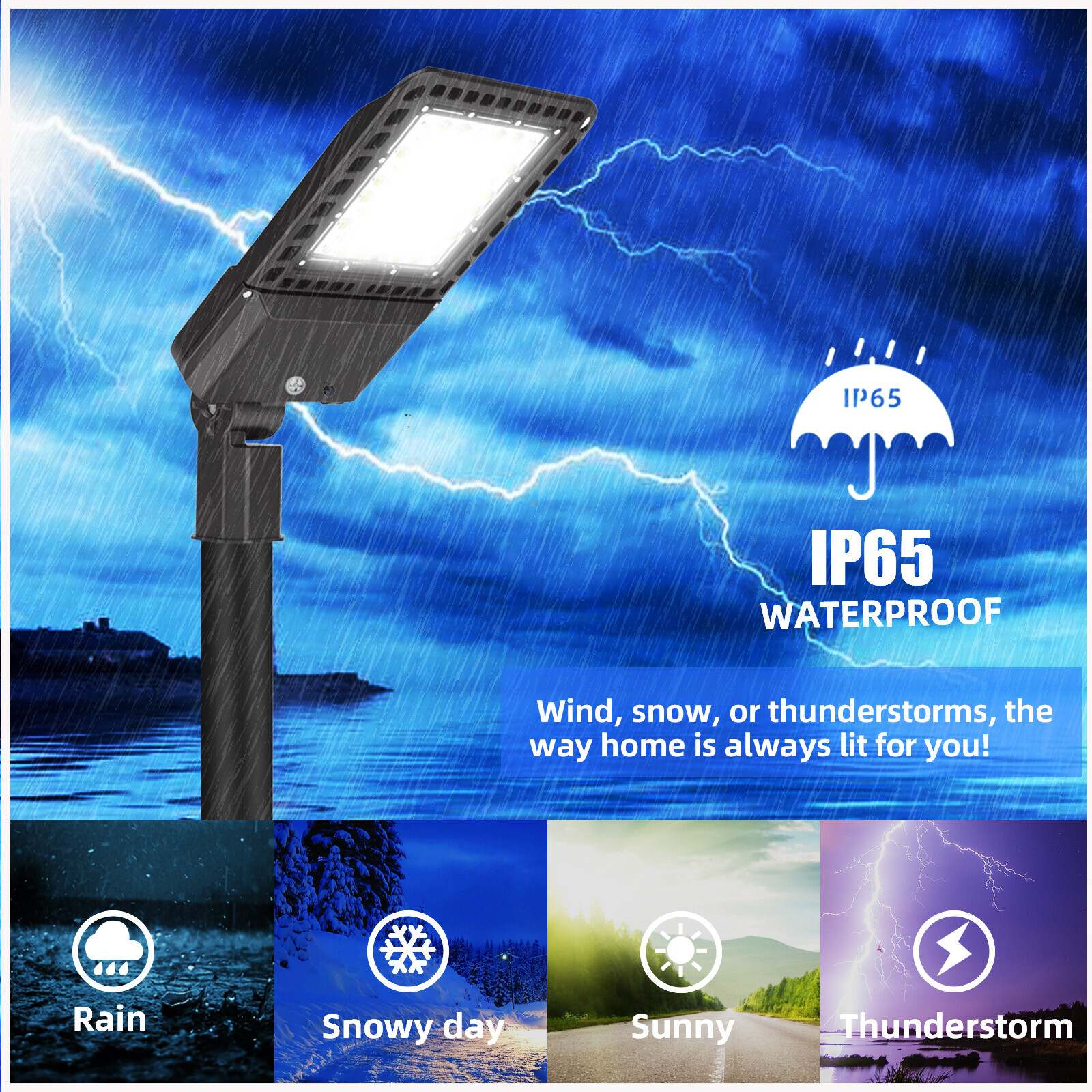 200W led Parking lot Light Street Shoebox Pole Light Commercial Led Stadium Lamp