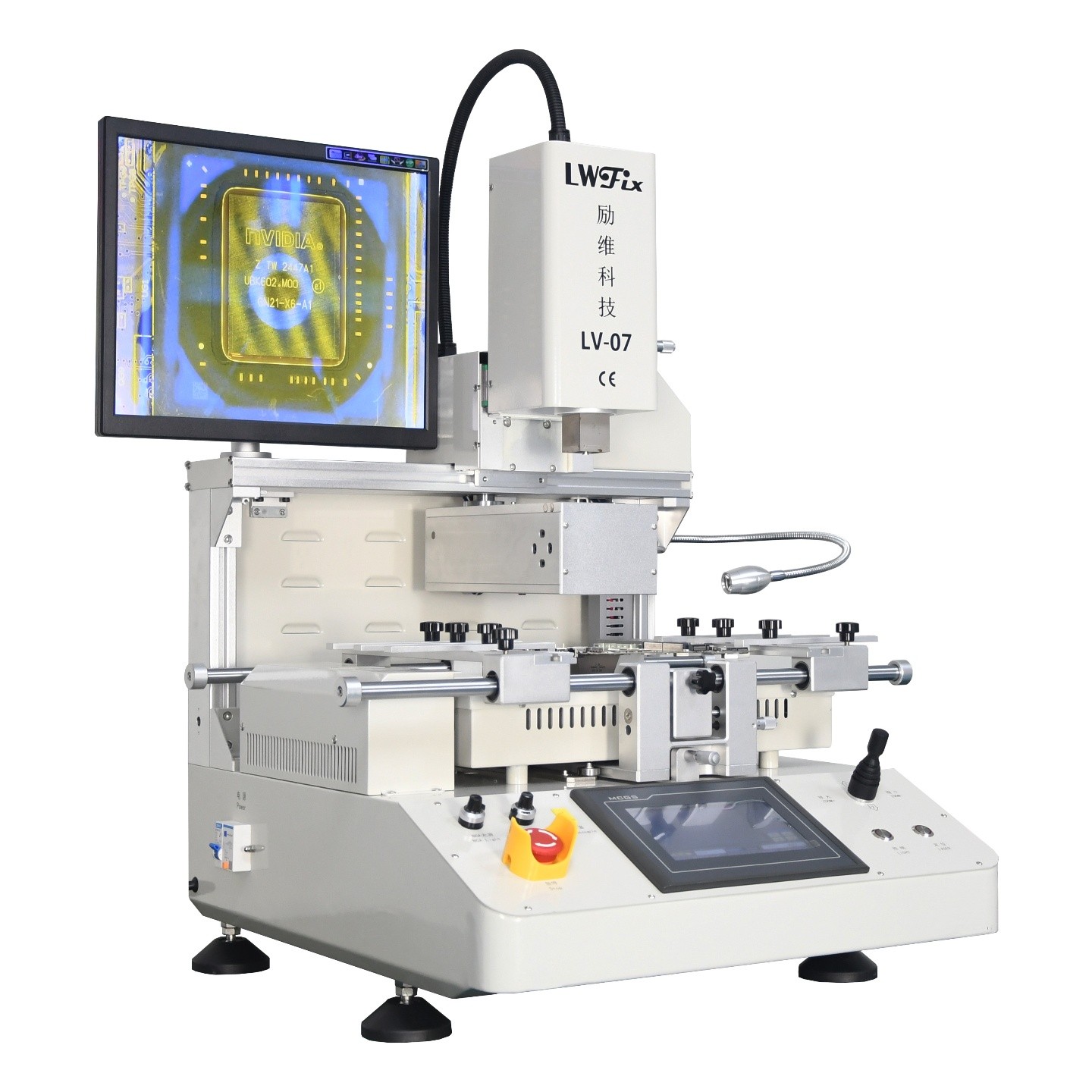 IR 15000 Optical Alignment BGA Rework Station Infrared Heating Repair Station EU