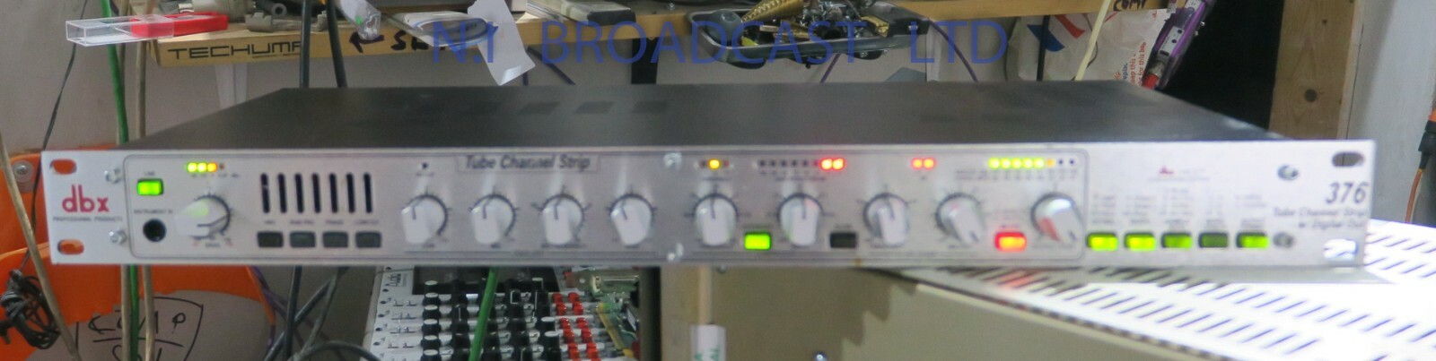 Dbx 376 tube channel strip with analog and digital outputs