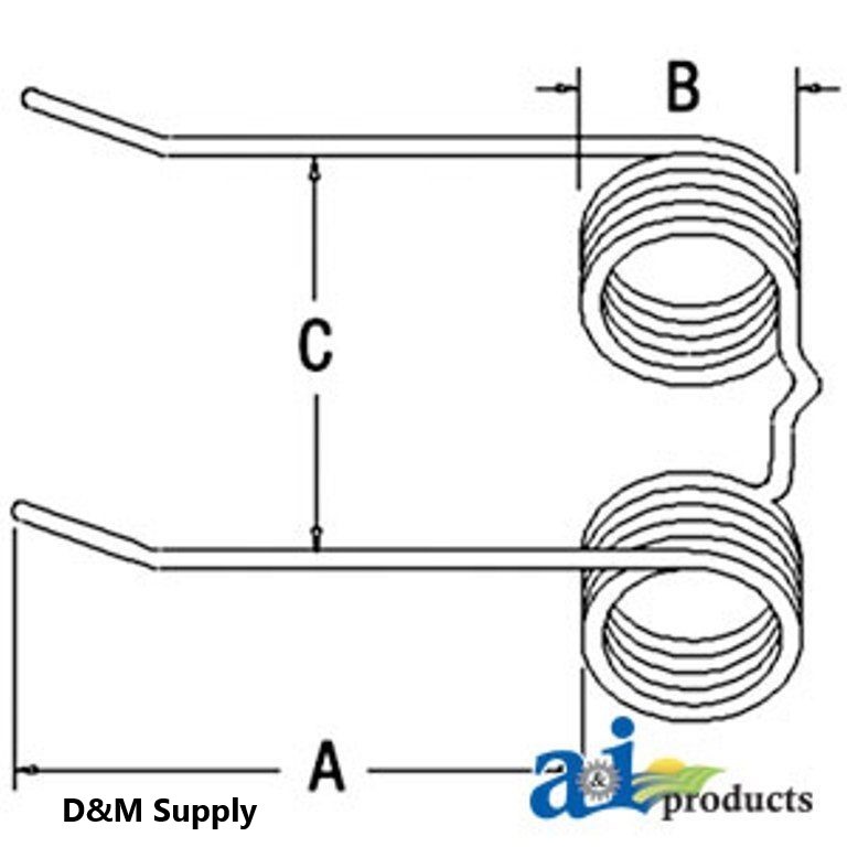 10 pack Square Baler teeth tine to fit Ford 542 540 532 530 520 509 506 504 350