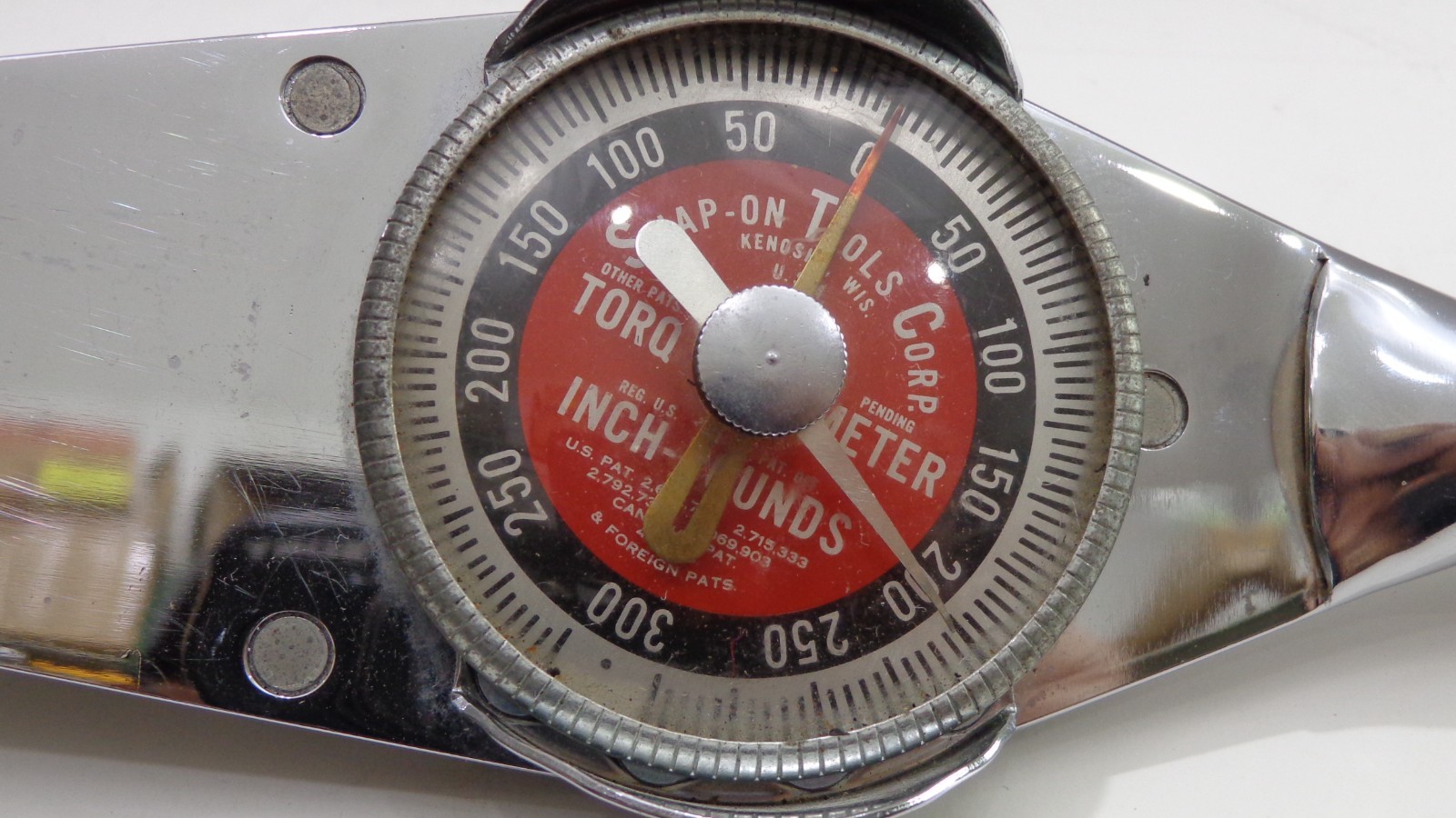 Snap-On TE25-FUA Torqometer Follow Up Torque Wrench 1/2″ Drive 0/300 In/Lbs