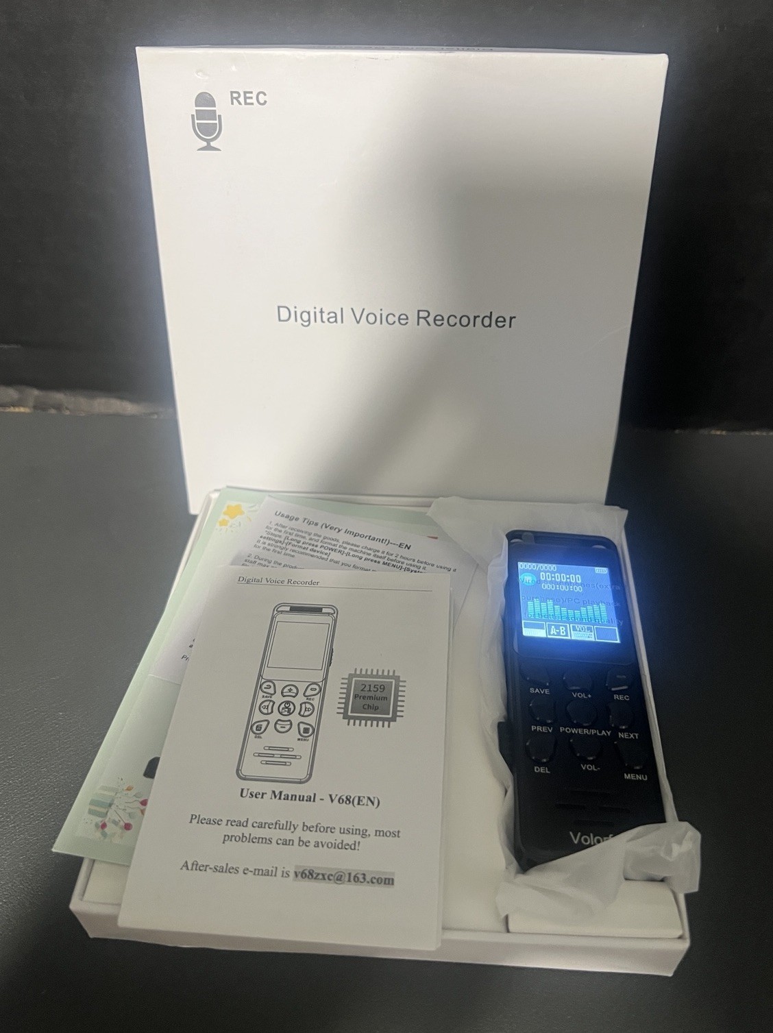144GB Digital Voice Recorder with Playback, Volorful 1536Kbps Audio Recorder …