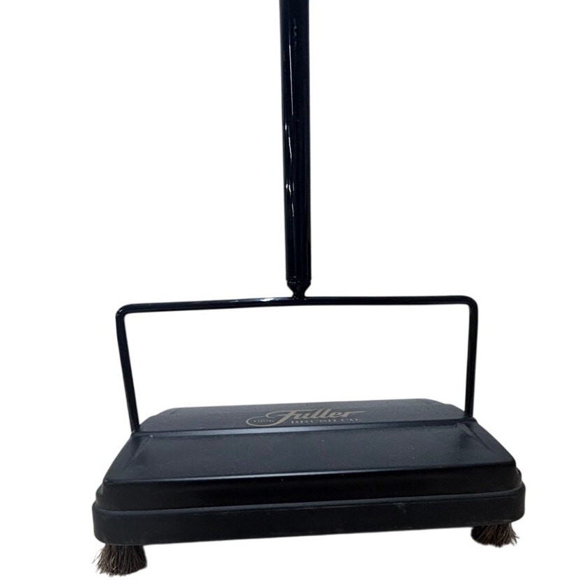 Fuller Brush Manual Carpet Sweeper Black