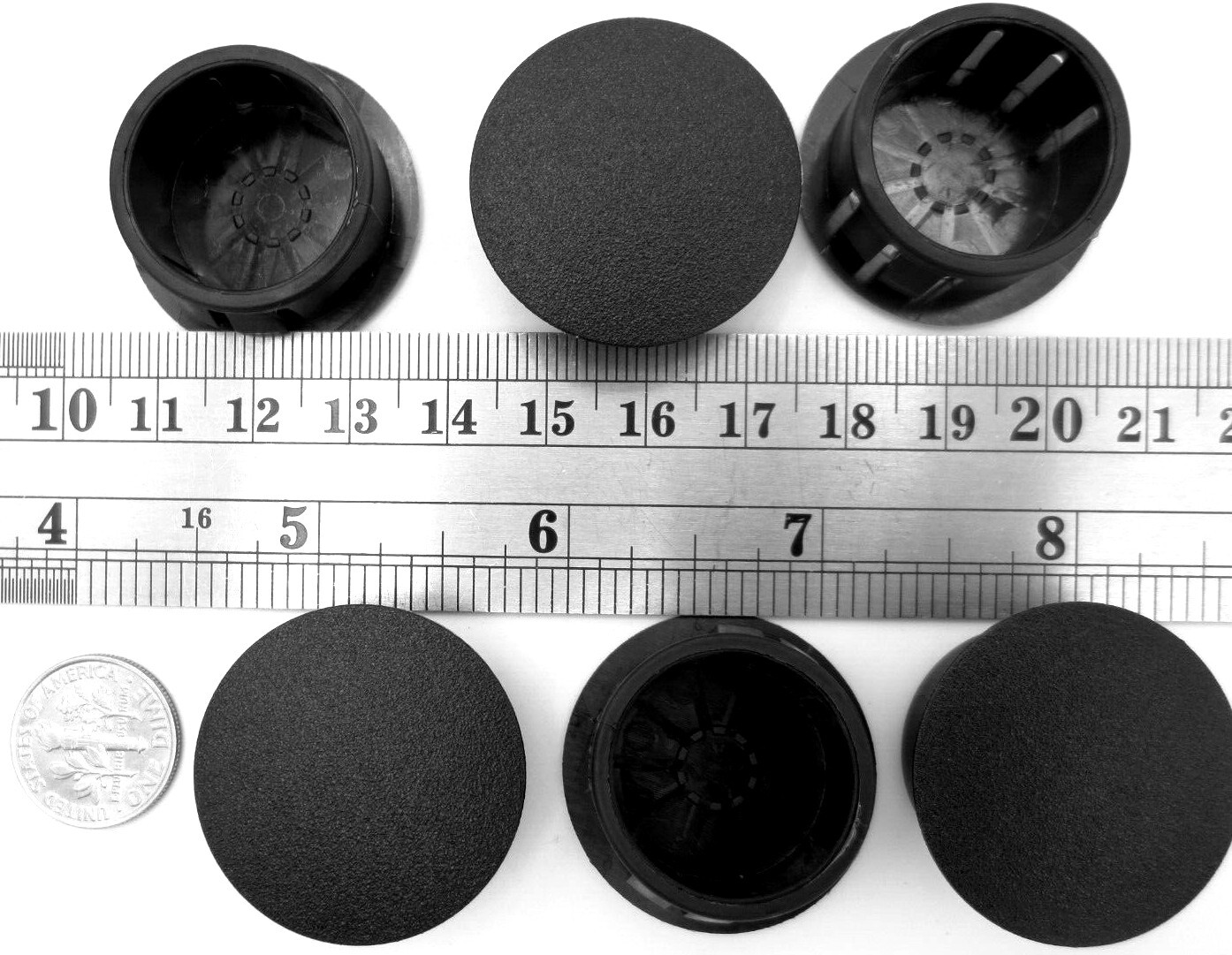 Hole Caps Plugs, Fits 1″ Round Hole, For 1/8″ Thick Material or Pole Pipe End