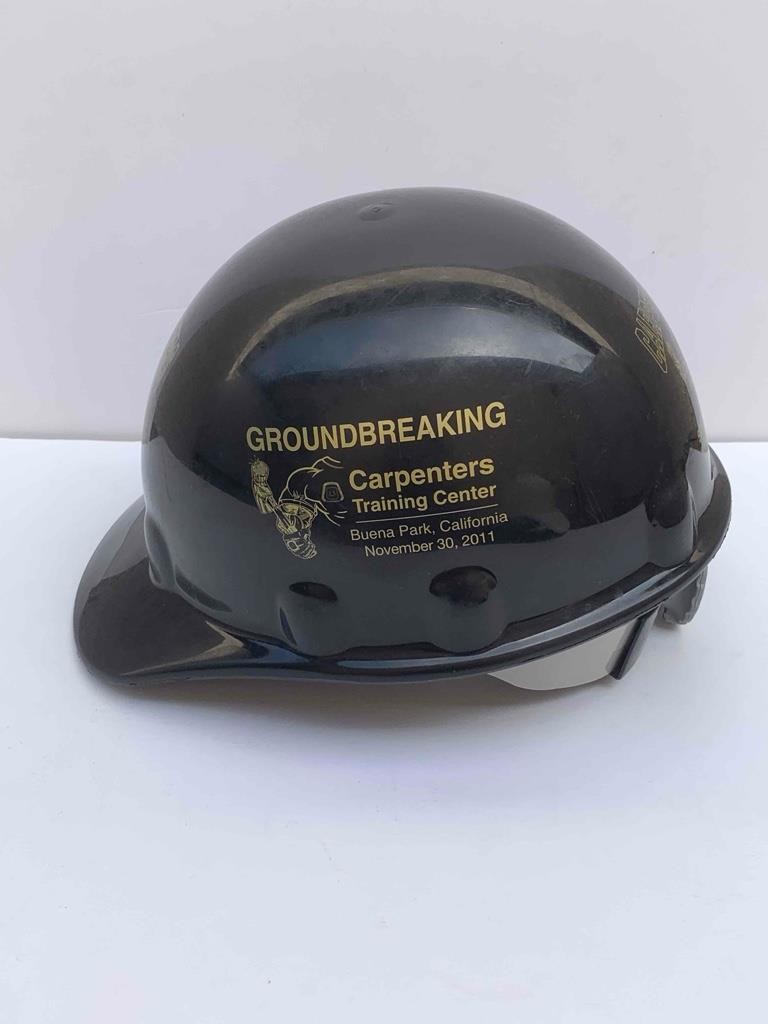 Fibre-Metal Black United Brotherhood of Carpenters Hard Hat Fits Sizes 54-65cm