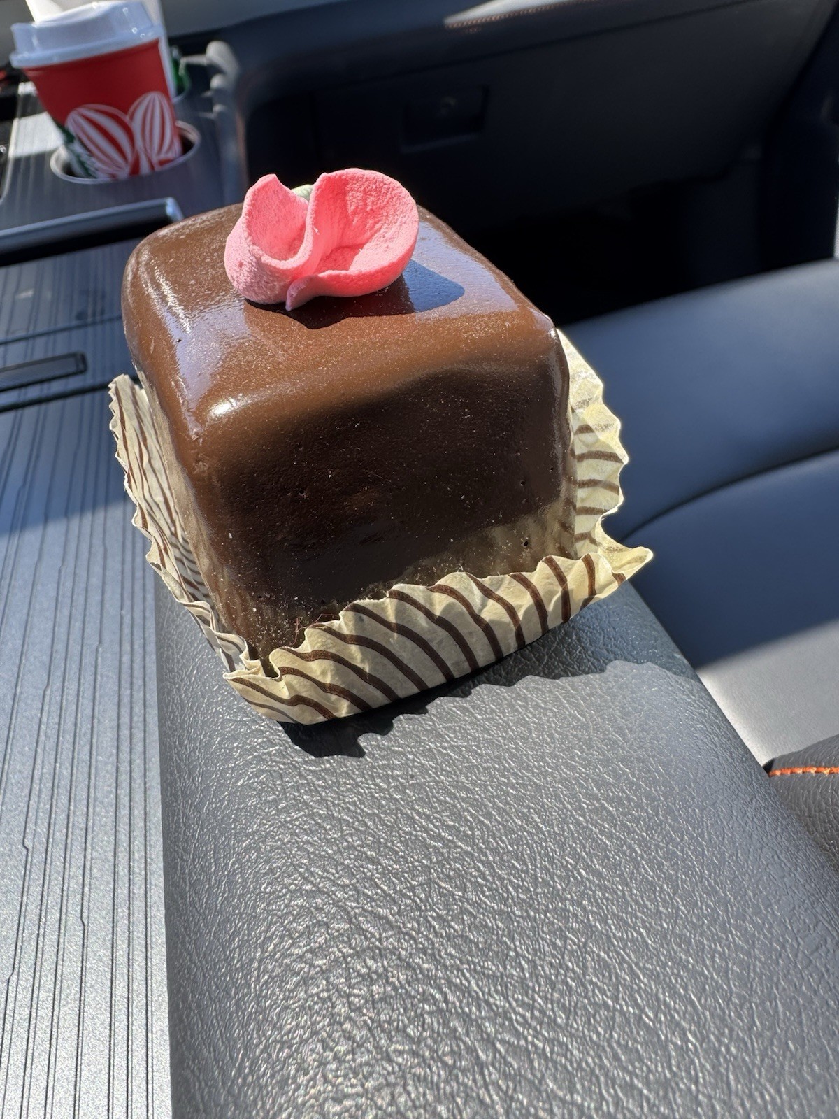 Vintage Handcrafted Papier Mache Faux Chocolate Petit Four Bakery Display Decor