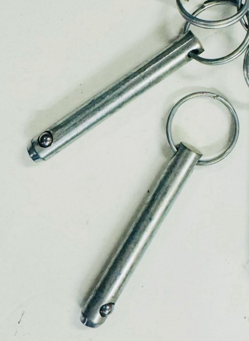 3/8 In. X 3 In. Cotterless Hitch Pin with Ring (2-Pack)