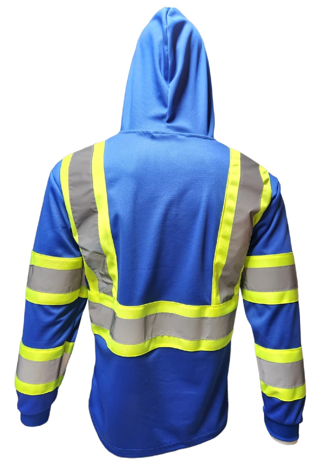 Hi Visibility Long Sleeve Hooded T-Shirt H