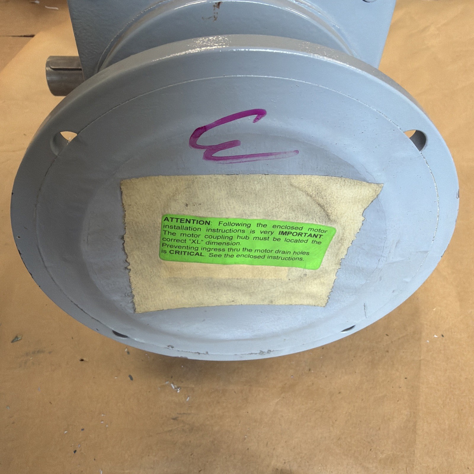 Stober K302VG0410MR140/050 Gear Reducer Ratio: 41:1, Input HP 1.21