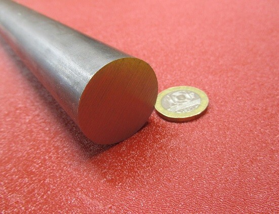 12L14 Steel Unpolished Rod, (1.25″) 1 1/4″ Dia x 2 Foot Length, 1 Unit