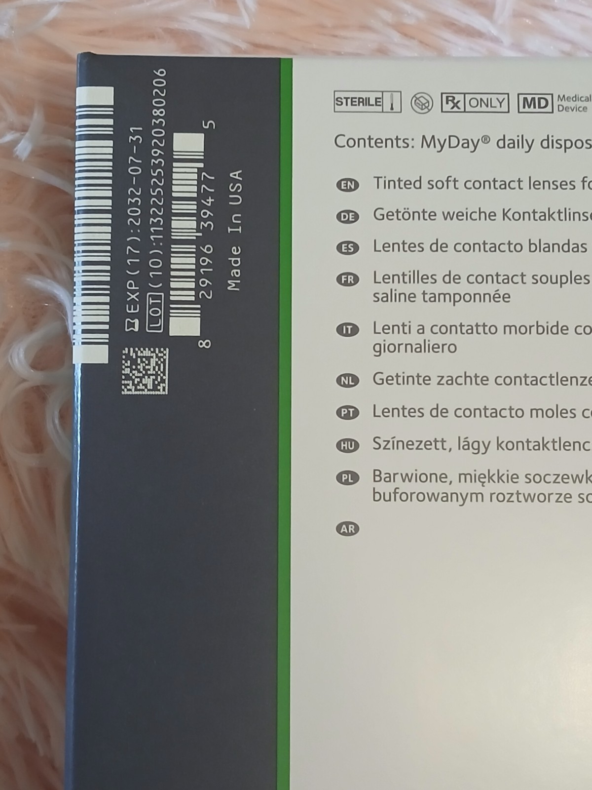CooperVision MyDay 1 Day Daily Disposable 90 Silicone Hydrogel Toric Lenses