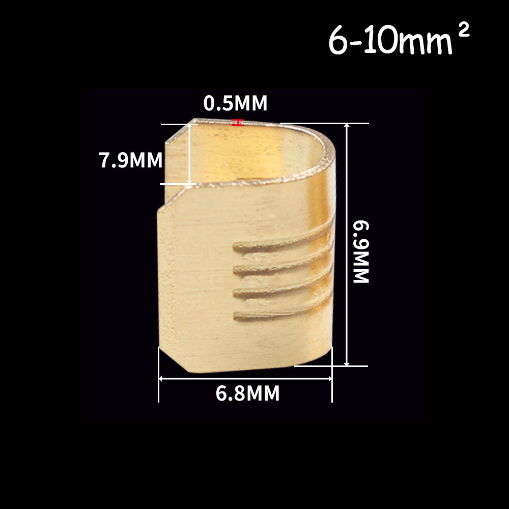 500 Pcs Open Barrel Crimp Terminals U Shape Copper Ring Terminals Crimp Wire Kit