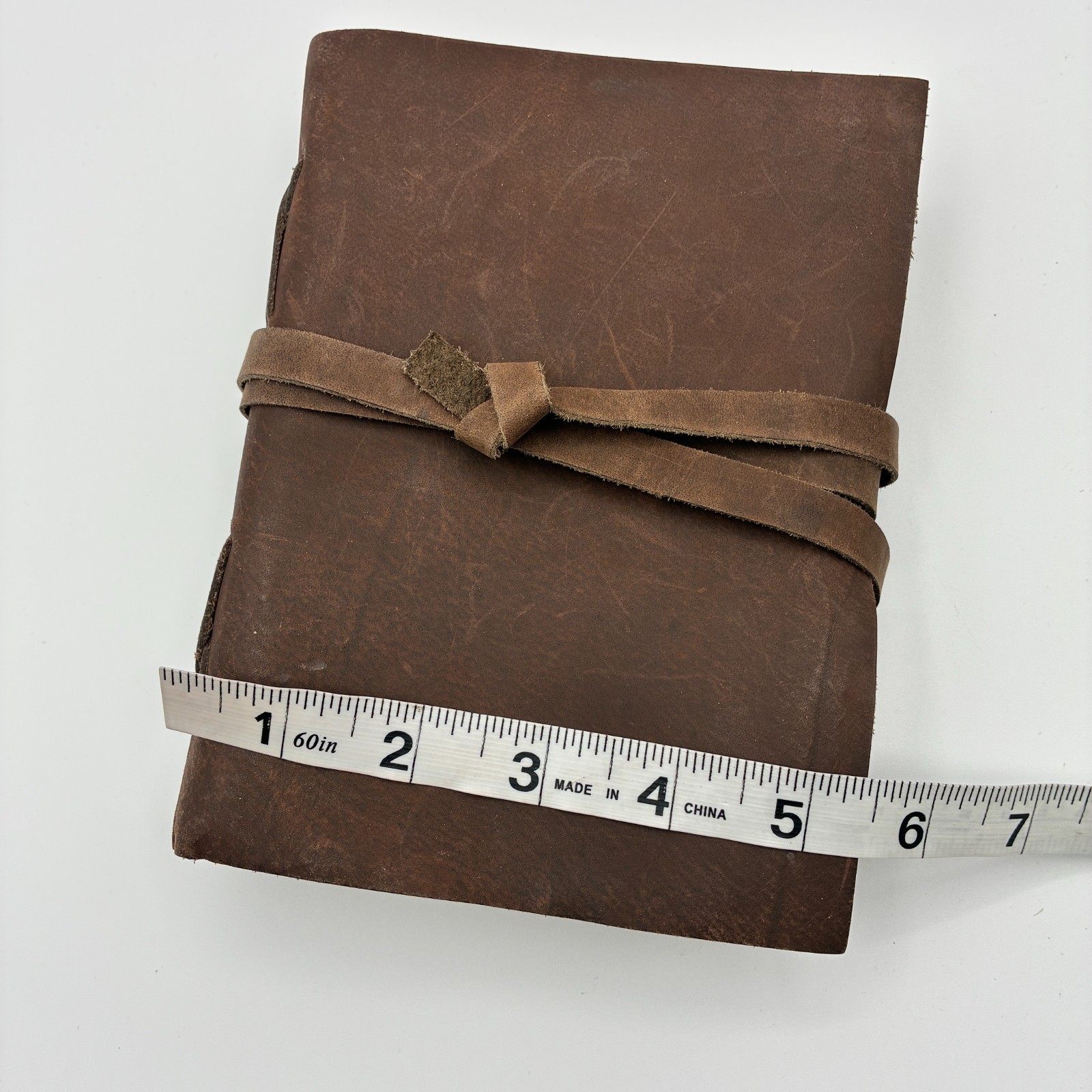 NEW Rustic Leather Bound Wrap Journal Book Handmade Paper Pages Blank