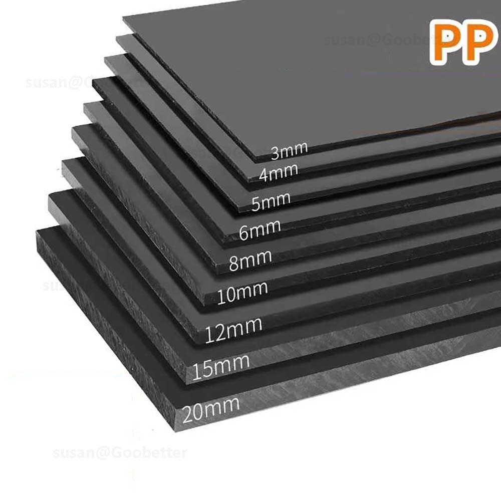 Polypropylene Plastic Sheet 3mm – 20mm Black PP Sheet Model Making, Art & Crafts