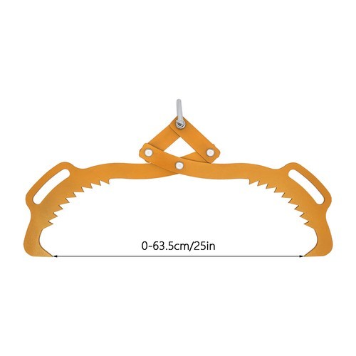 1000kg/2200Lbs 25″ Log Lifting Tongs Claw Hook Heavy Duty Grapple Timber Claw