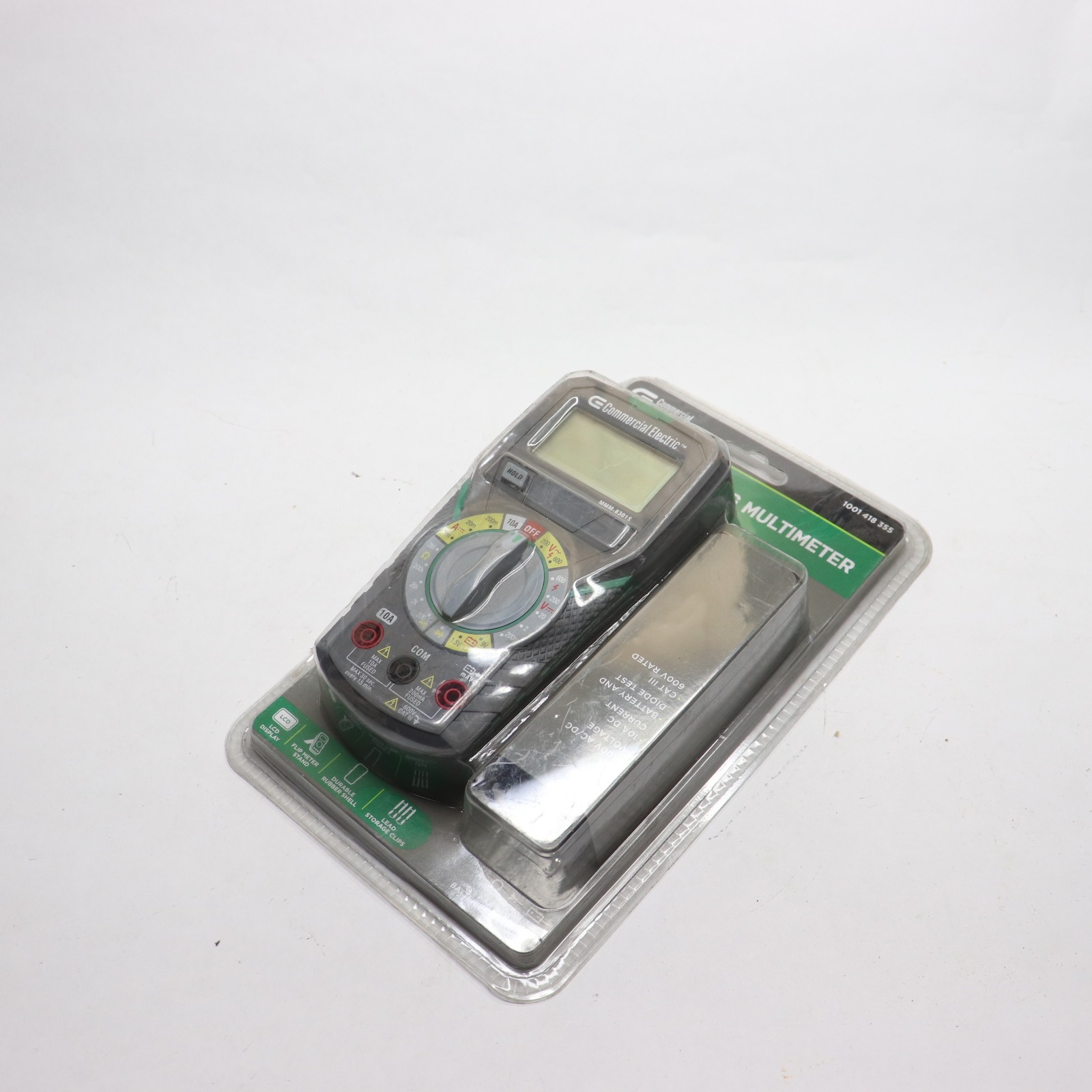 Commercial Electric CE Manual Range Digital Multimeter MMM-8301S