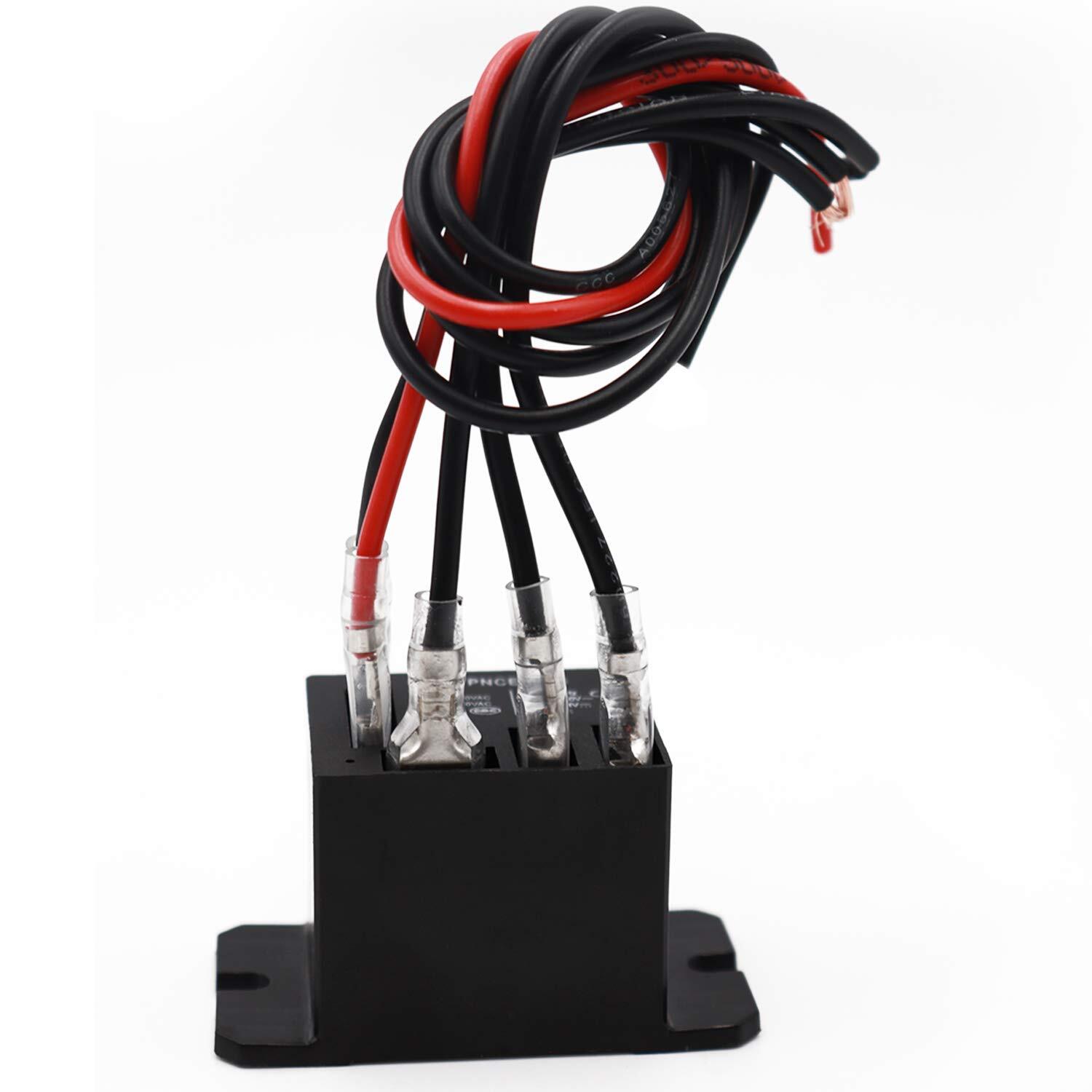 2PCS Power Relay AC120V Coil 30A SPDT(1NO 1NC) 120 VAC with Flange Mo…