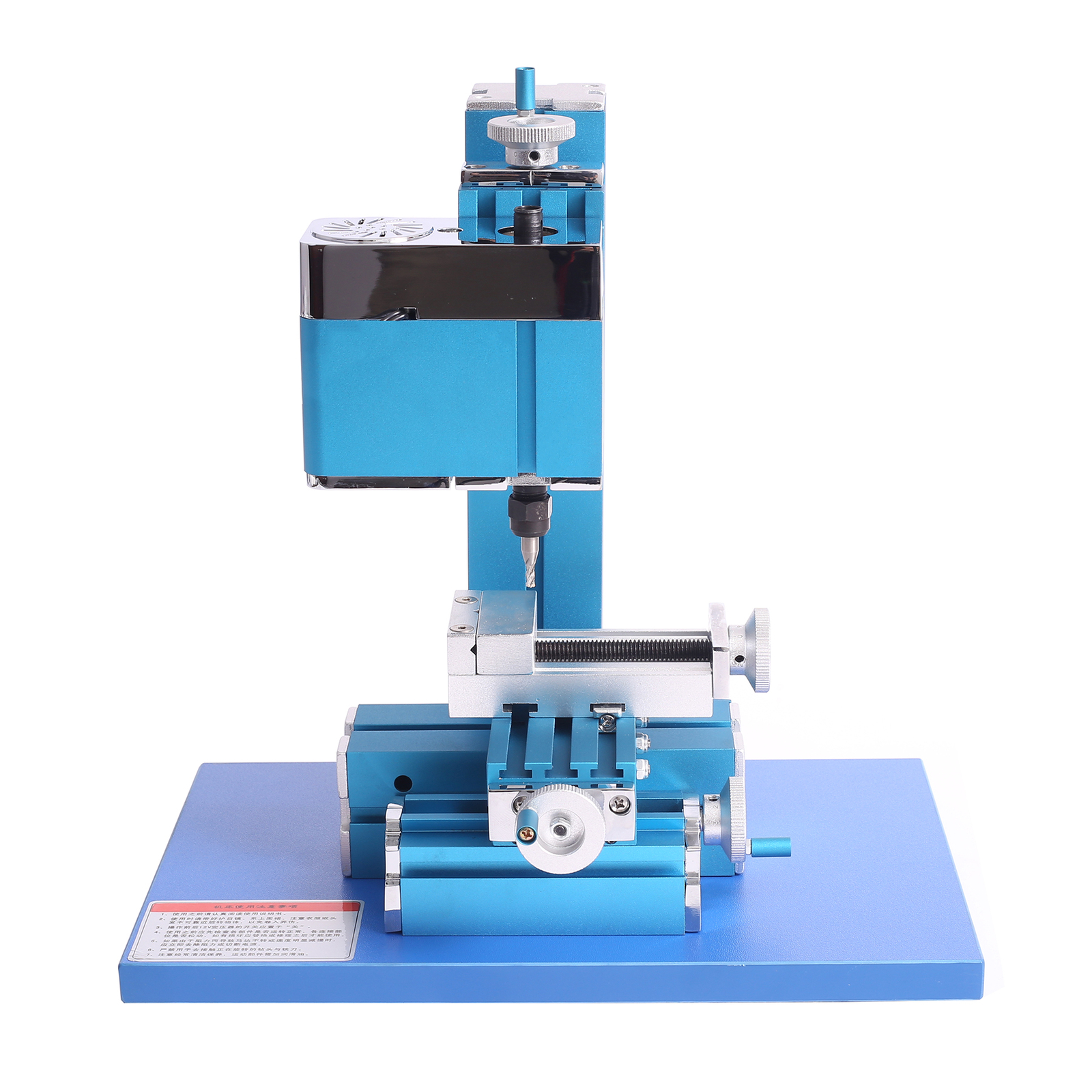 Upgraded Mini Metal Milling Machine Motorized Metalworking DIY Tool 20000RPM