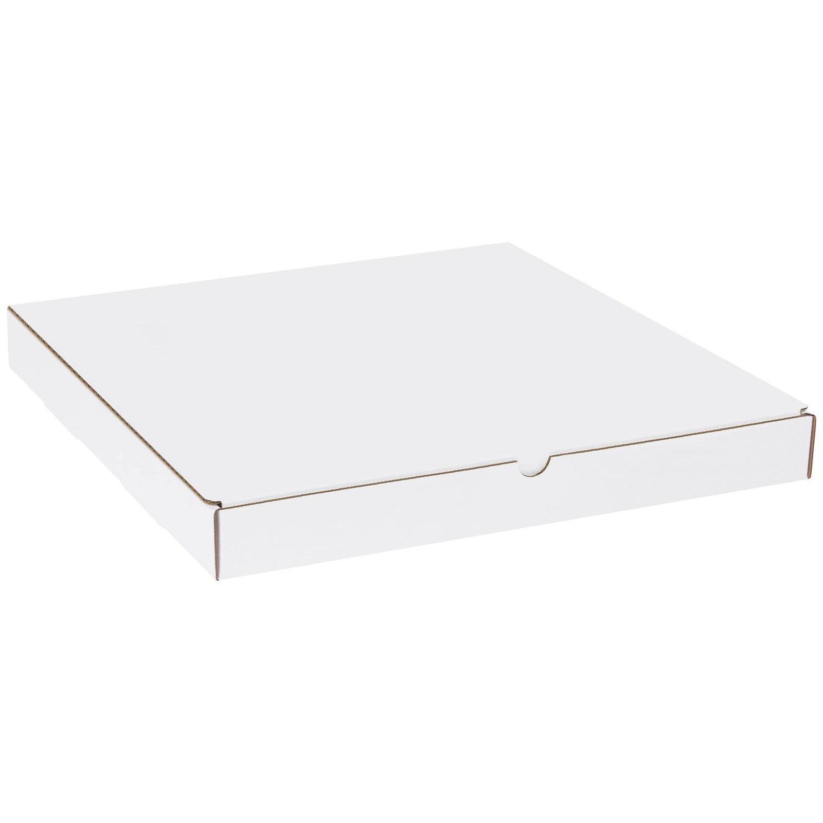 Oyster White Literature Mailers 18x18x2 Inch Strong Corrugated Box Made in USA