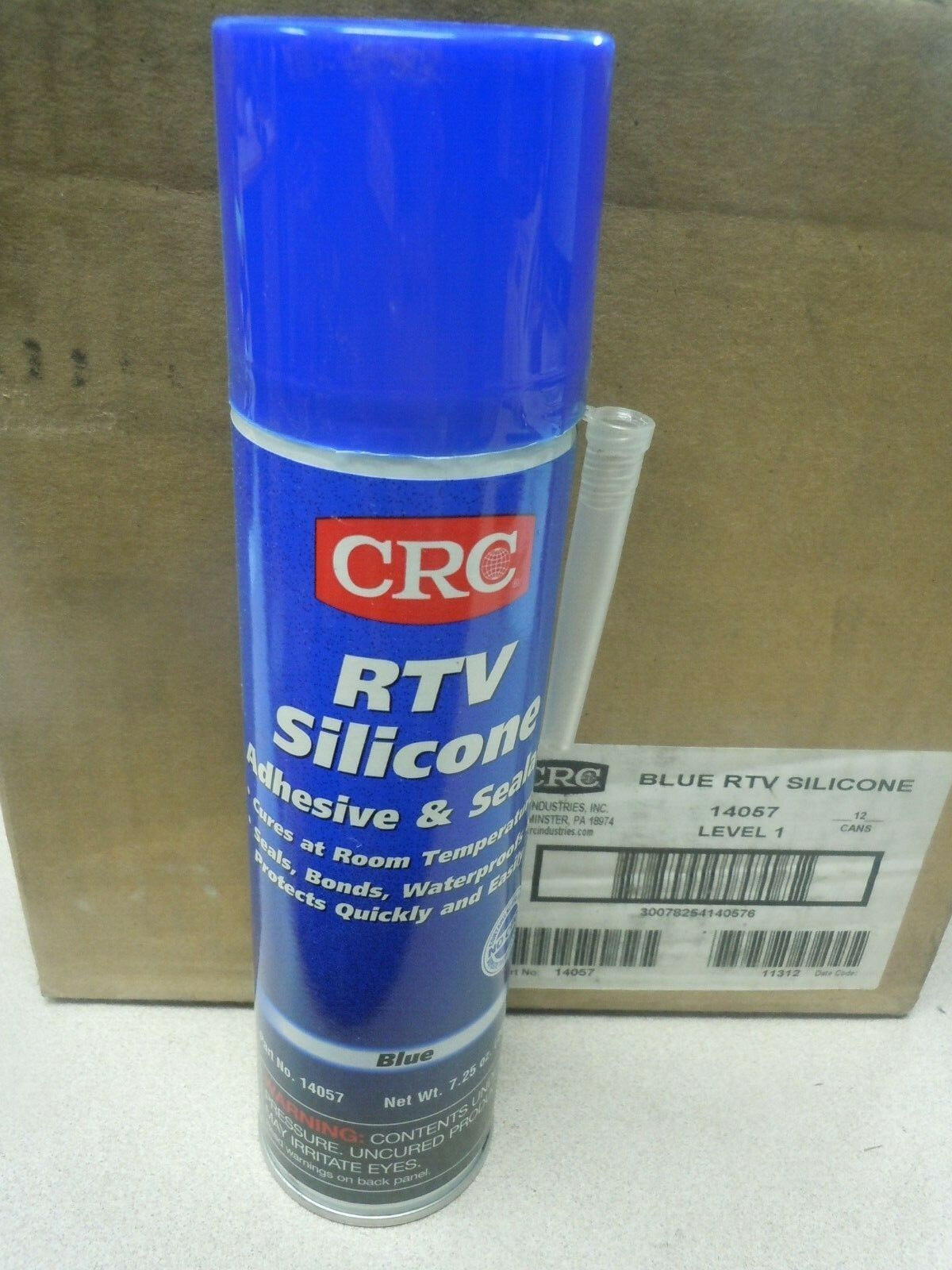Part 14057 Rtv Silicone Sealant 7.25Oz Blue, by Crc Industries, Single Item