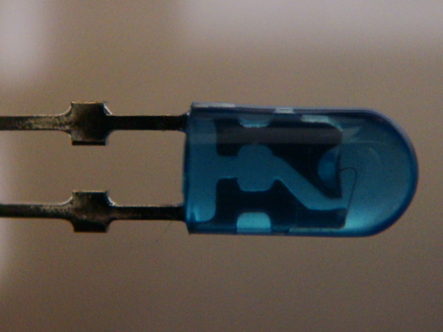 250 BLUE LED’s in 3.6mm pkg – Agilent LB99 – On Paper Tape – NEW and UNUSED