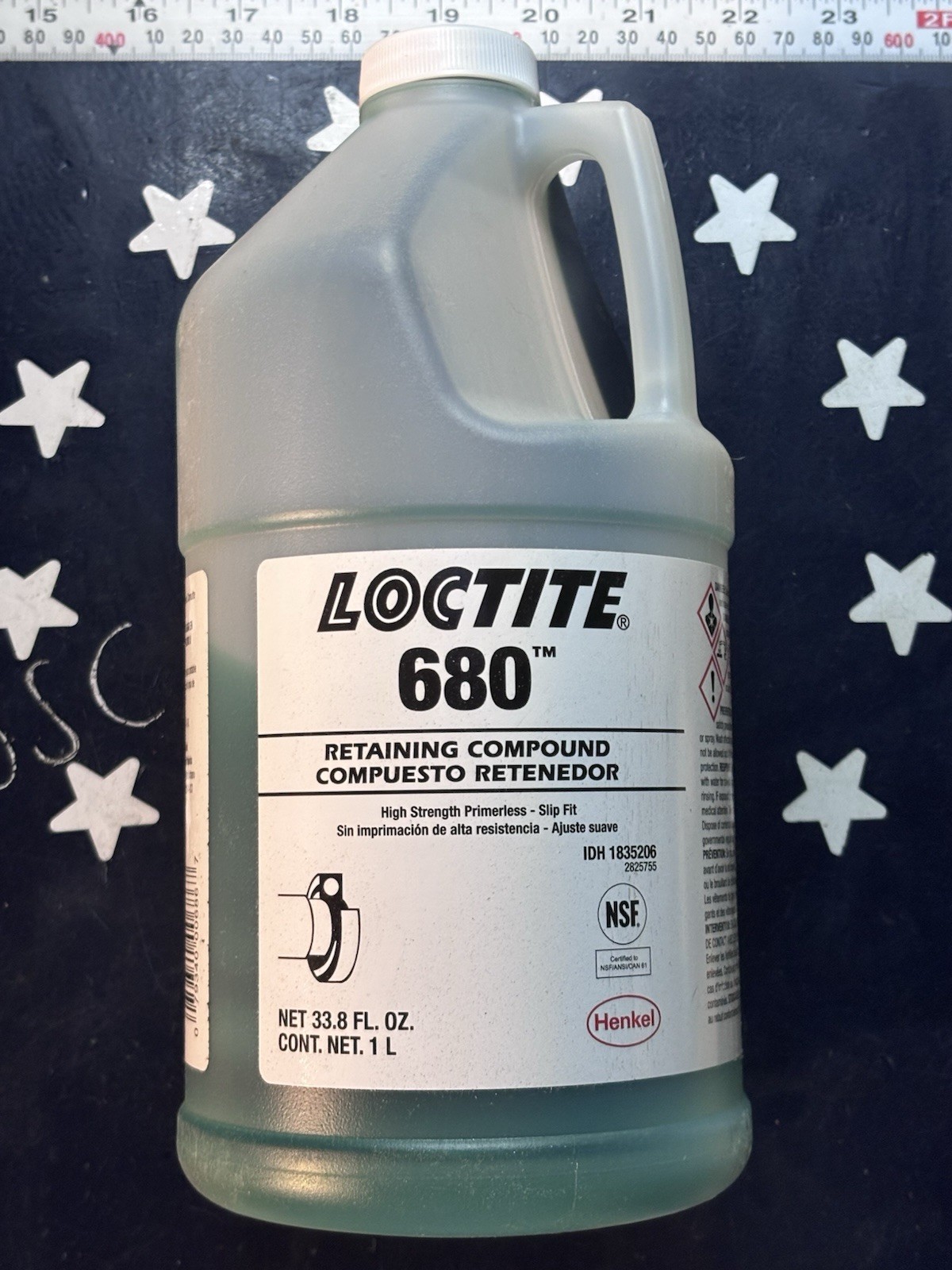 Loctite 680 Liter High Strength Slip Fit Retaining Compound EXP 05/2028 1835206