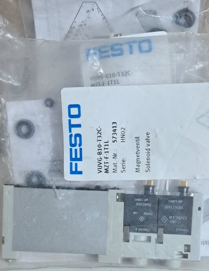 Festo VUVG-B10-T32C-MZT-F-1T1L solenoid valve 1 PCS #AD1612#