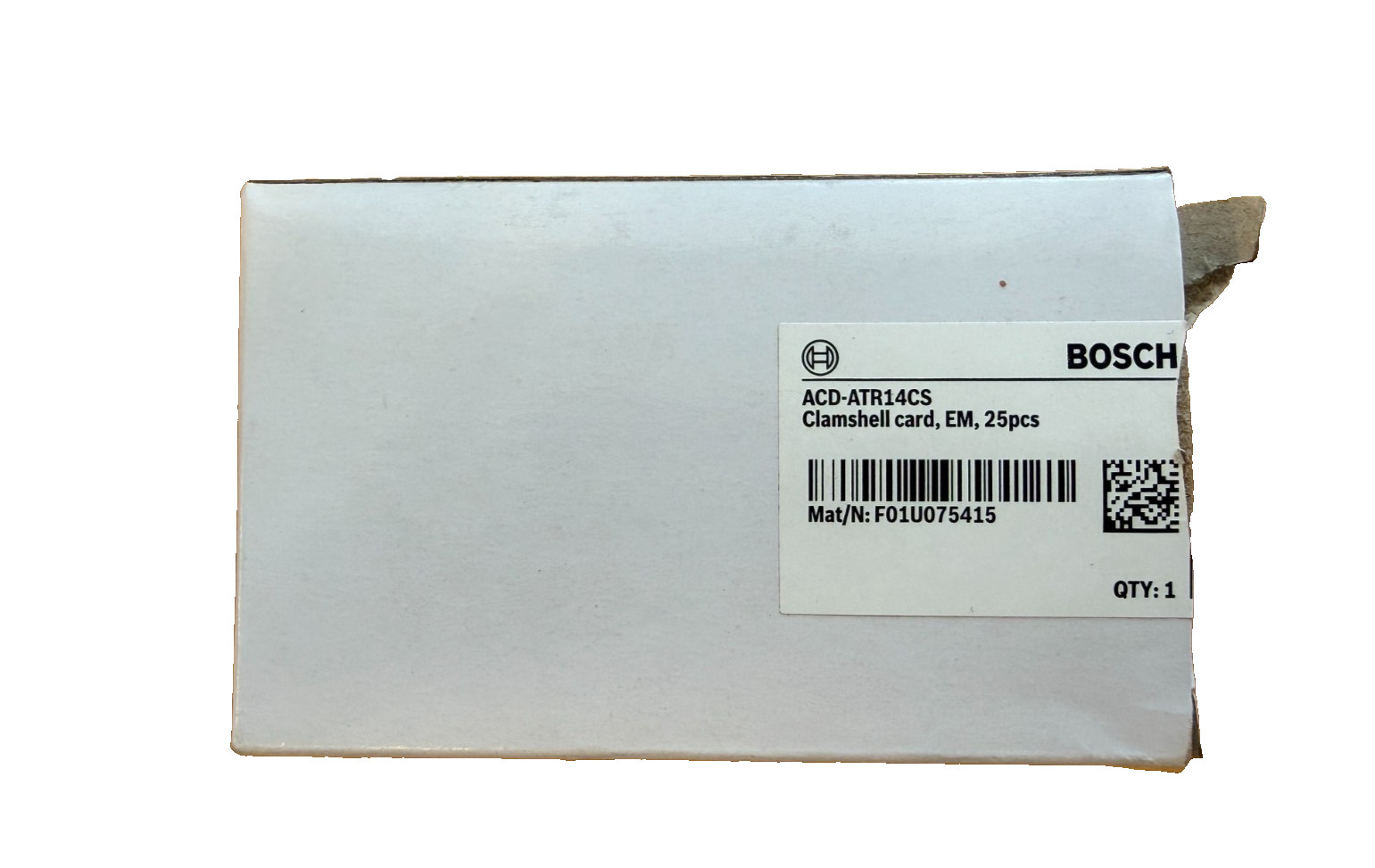 Bosch ACD-ATR14CS RFID Clamshell Proximity Card 25Pack