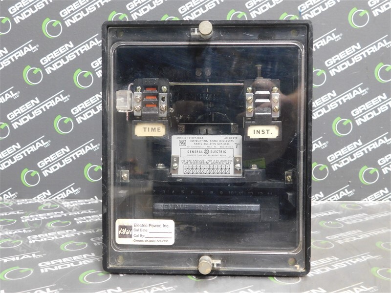 USED General Electric 121FC51B2A Inverse Time Overcurrent Relay 60Hz