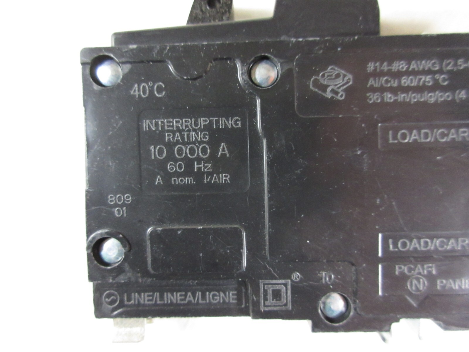 Schneider, Square D, Circuit Breaker, QO120CAFI, 20 Amps, 120 Volts, New in Box