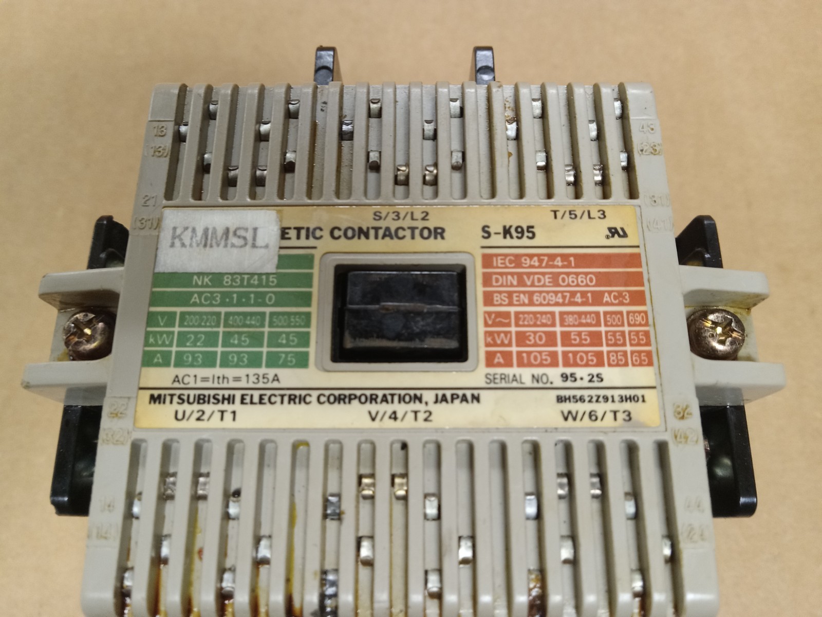 Mitsubishi S-K95 Magnetic Contactor