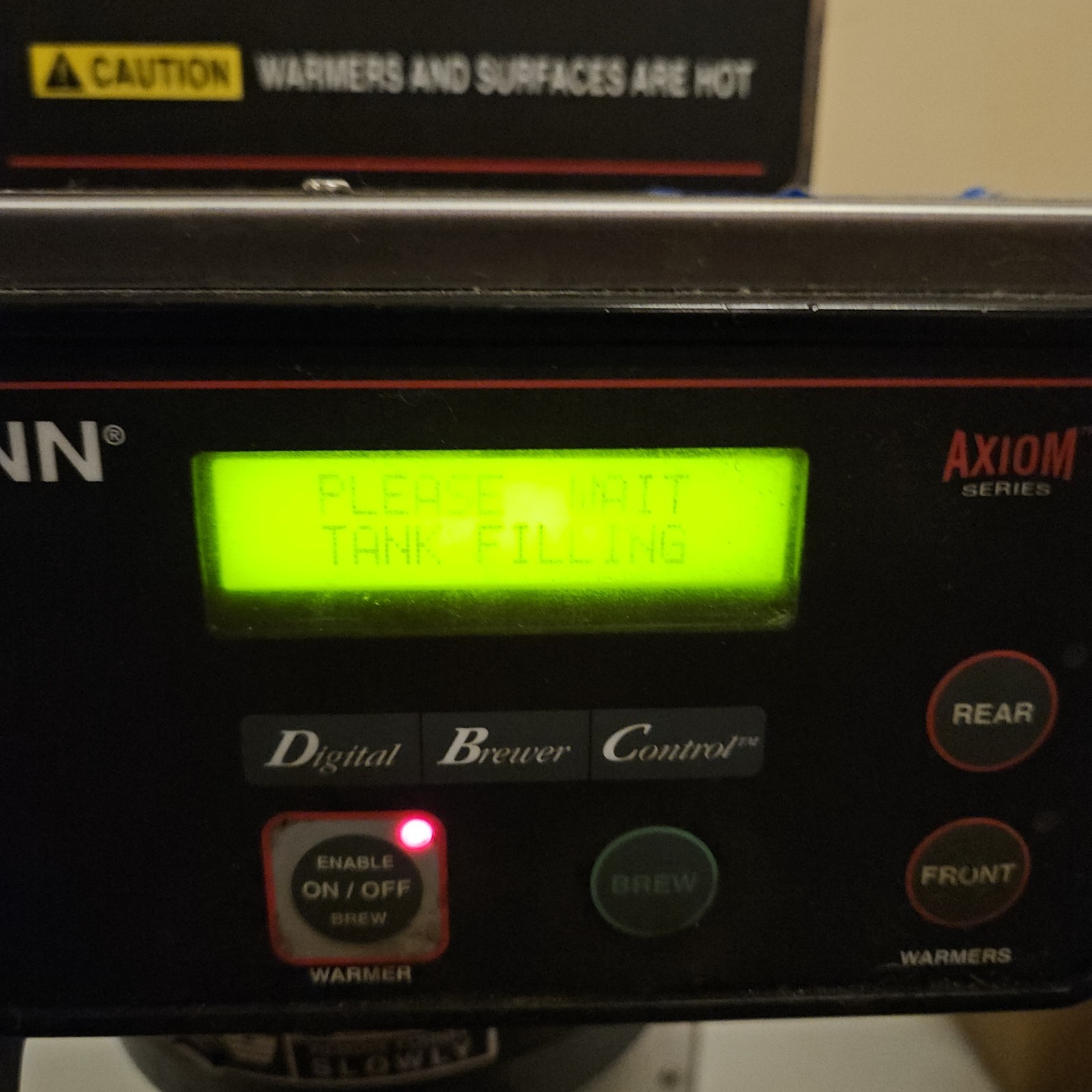 BUNN AXIOM-DV-3 Commercial 12-Cup Automatic Coffee Brewer Untested Parts