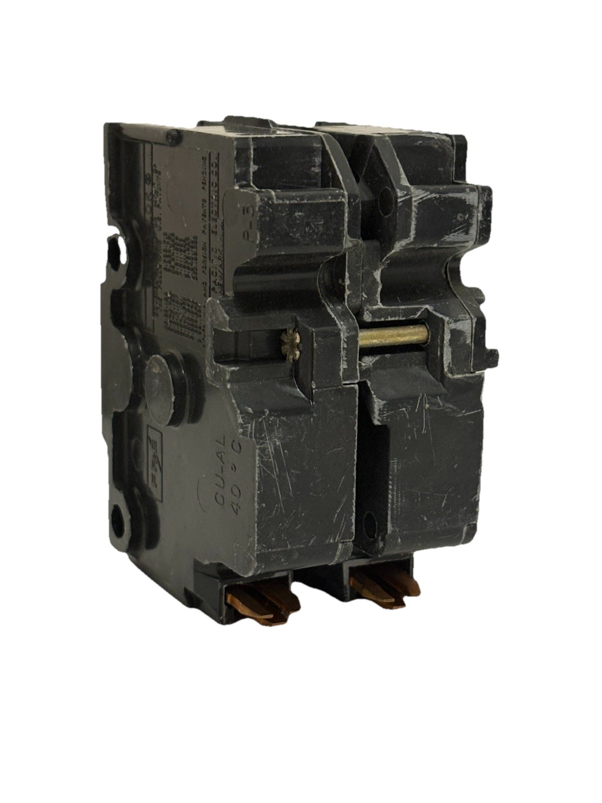 Federal Pacific FPE NA240 2 Pole 40 Amp Stab Lok Circuit Breaker – Red Handle