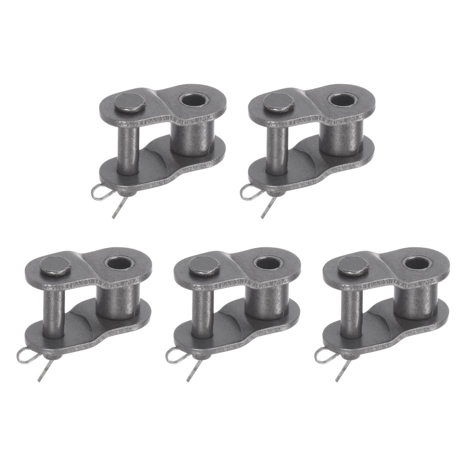 5pcs #40 Chain Offset Half Link Roller 1/2″ Pitch Carbon Steel for 08A Chain