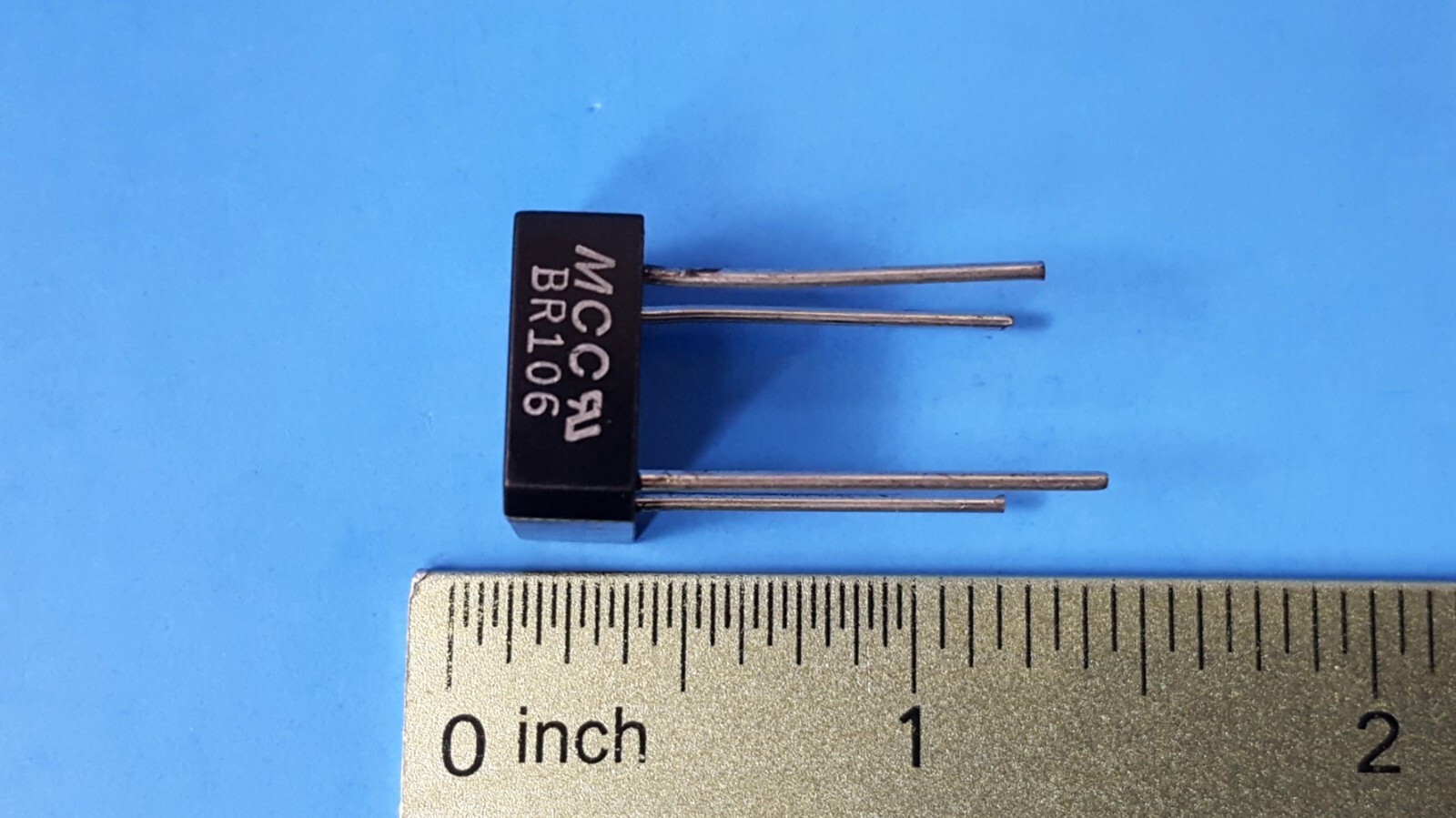 (10 pcs) Bridge Rectifier Diode, BR106, MCC, 1 Phase, 600V, 10A, Silicon