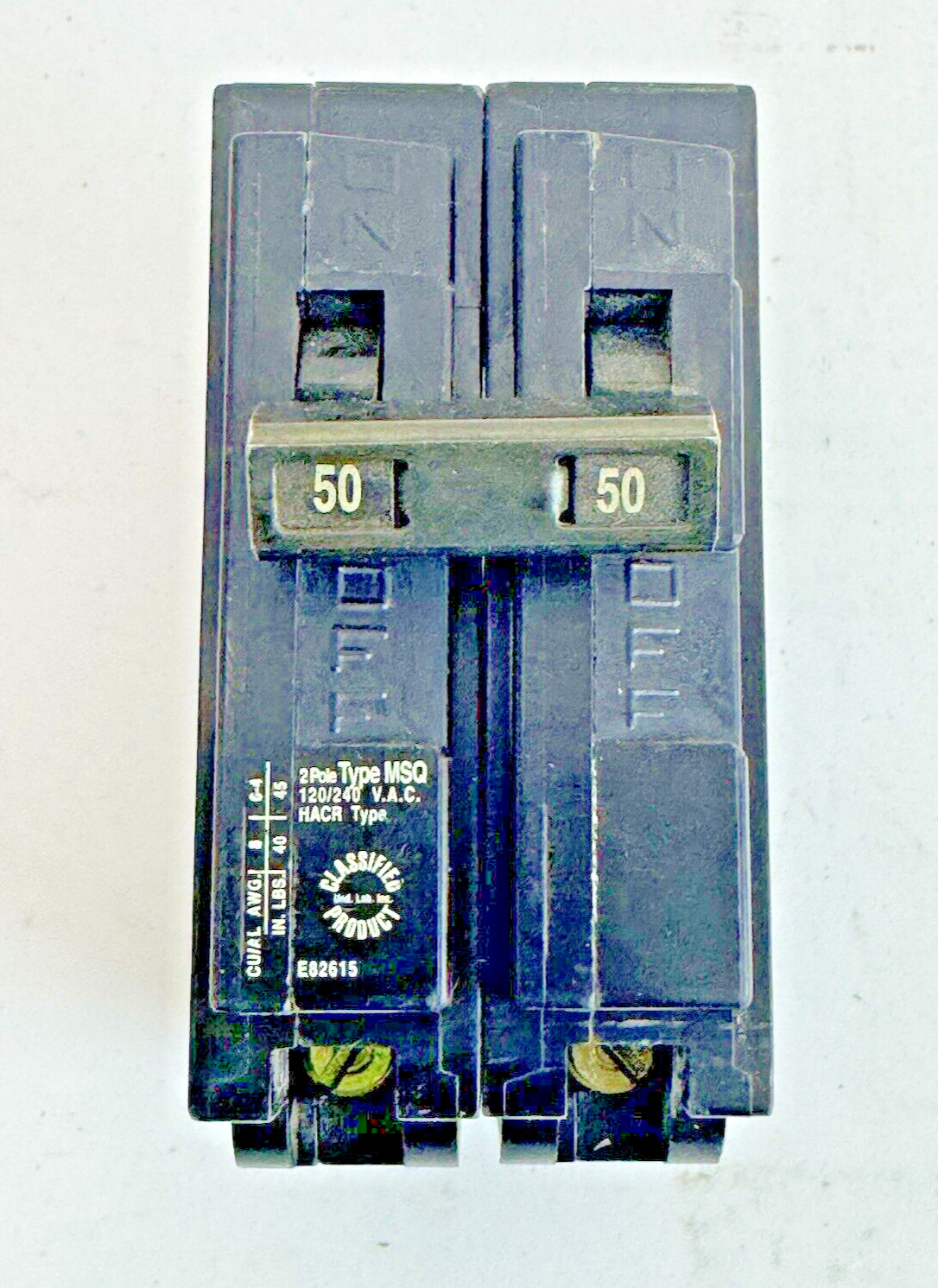MURRAY – MQ250 – COMMON TRIP CIRCUIT BREAKER – 50A, 2 POLE, 240 VAC, MQ-250