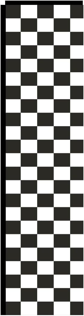 Black and white Checkered Rectangle Feather Banner Swooper Flag for Business,…