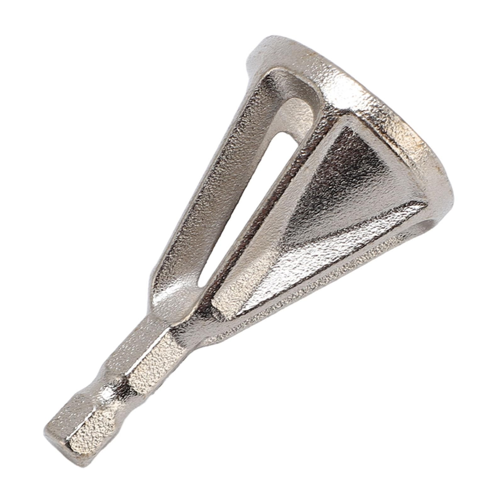 Deburring External Chamfer Tool, 4PCS High Speed Steel Bit 1/4 Hex Shank 3 Holes