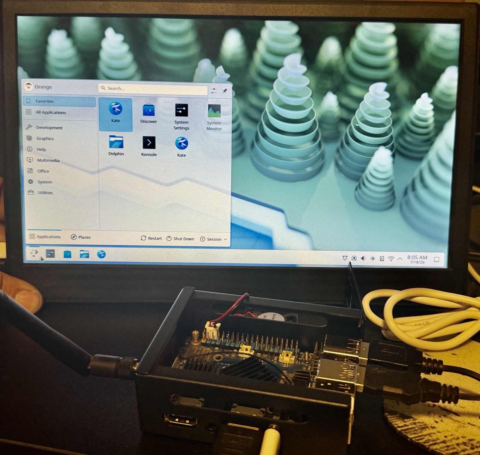 Orange Pi 5 Pro 16gb With 256 Sandisk XC SD Card, Case, Antenna, Fan,Rockchip AI
