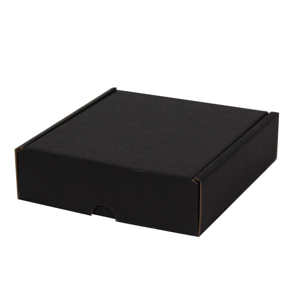 schwarzer Karton für den Postversand | Selbstaufbaubox ideal als Geschenk | s…
