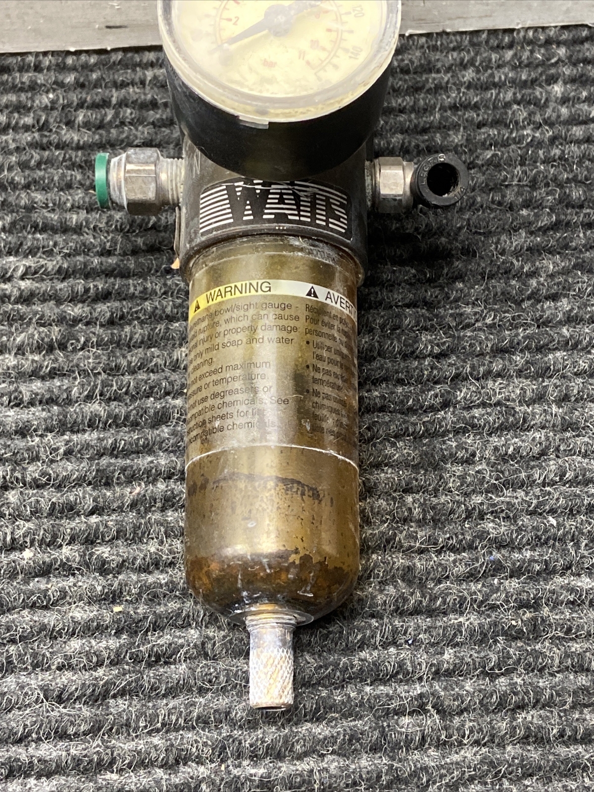 PARKER Watts Model B547-01AGCGX33 FILTER/REGULATOR 1/8″ NPT Port