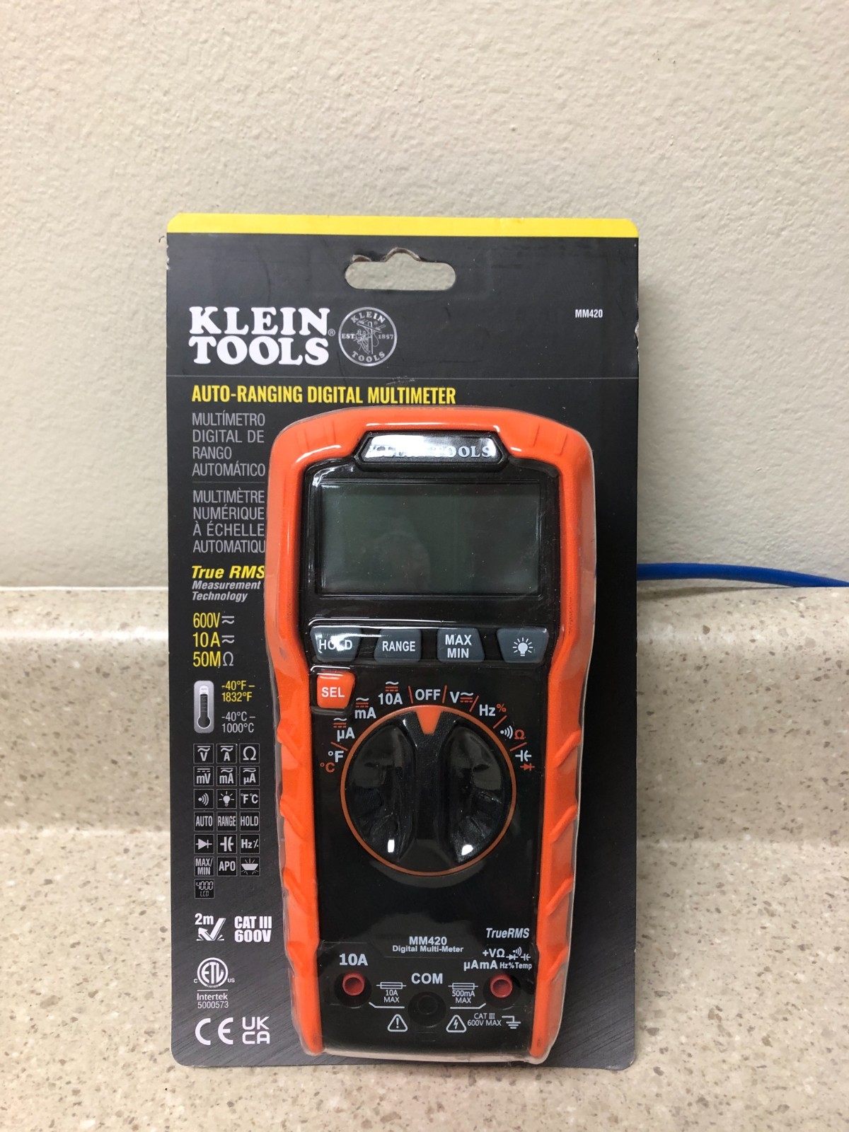 Klein Tools -40-1832 °F LCD Multimeter