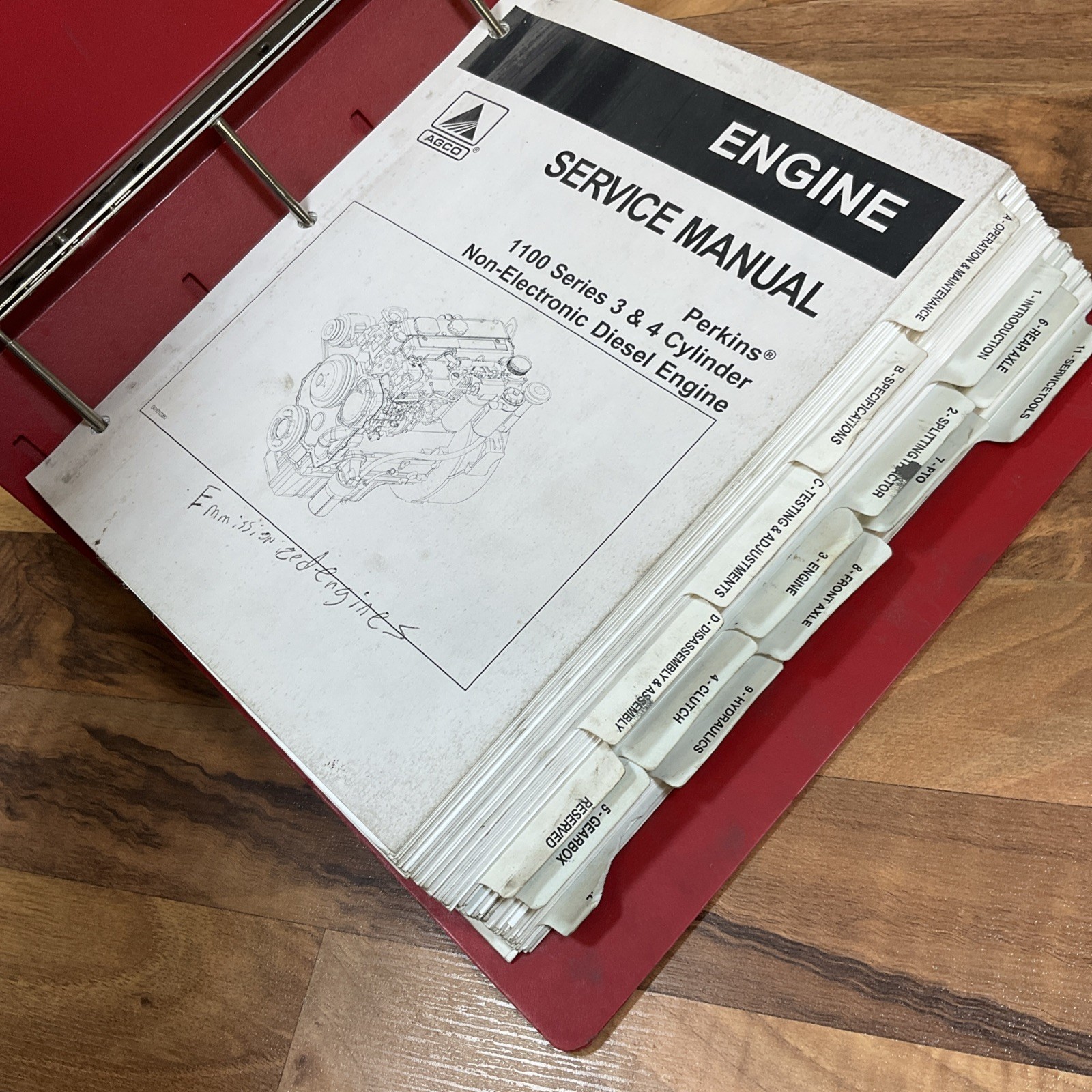 ORIGINAL Massey Ferguson MF 431 461 Tractor Service Manual Repair Shop Workshop