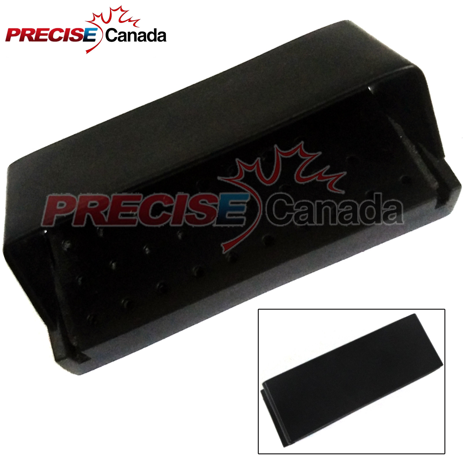 ALUMINIUM Dental Bur Burs Holder Block Box Autoclave 30 Holes BLACK DN-2092