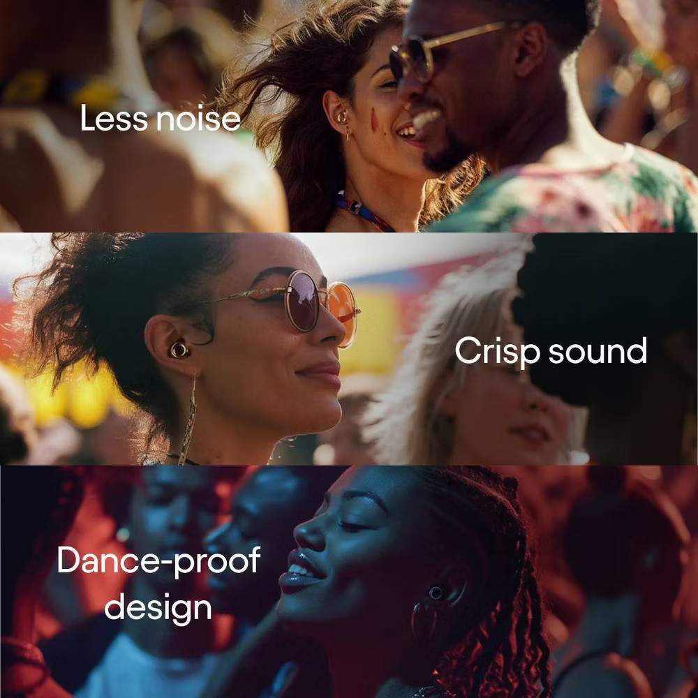 Loop Experience 2 Earplugs for Live Events Concerts Festivals and Night Outs