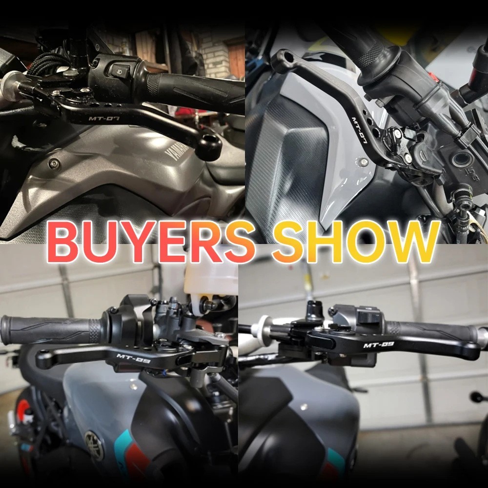 2025 Short Brake Clutch Lever For YAMAHA MT-07 MT07 MT-09 MT09 Tracer