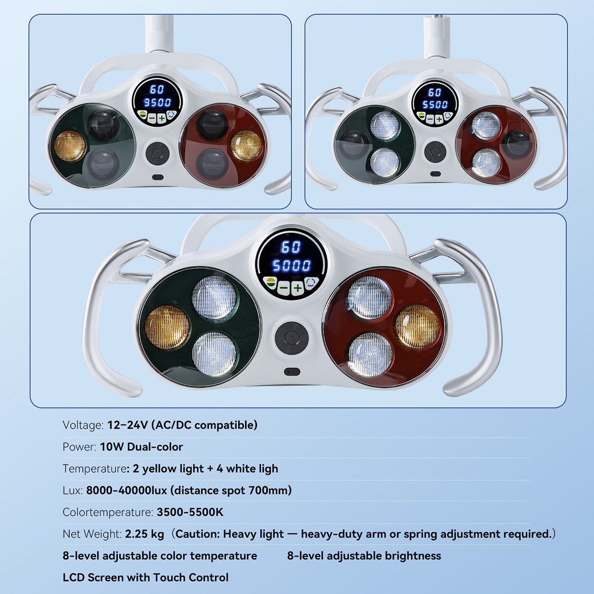 Dental Chair Unit Oral Camera Light 1920×1080P LED Expert Diagnosis SONY Sensor