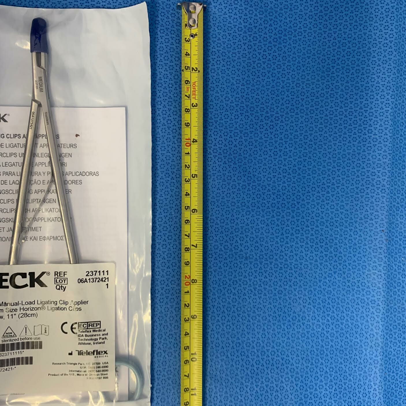 Teleflex Weck Horizion Manual-Load Ligating Clip Applier curved Jaw 06A1372421