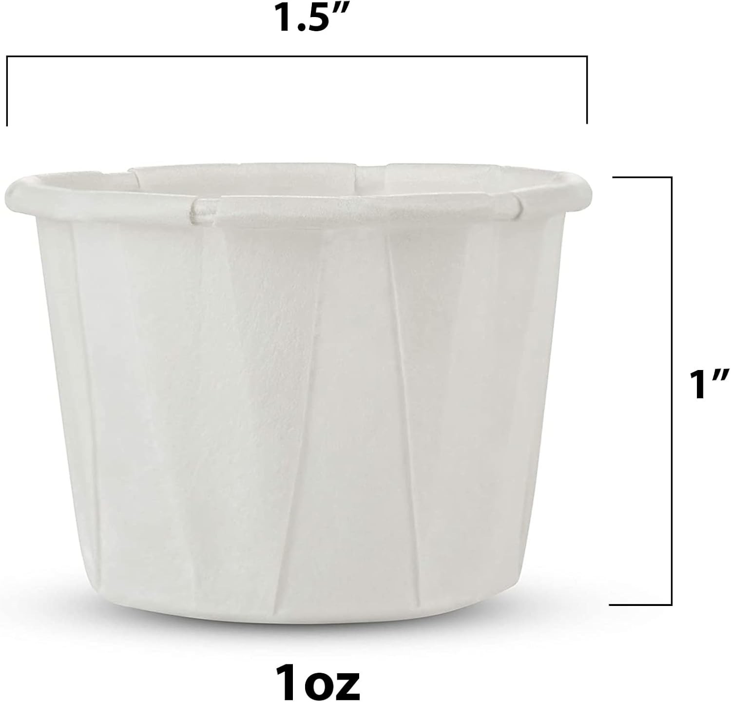 MT Products 1 oz Individual Paper Portion Cups/Condiment Cups – Pack of 350